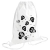 Backpack pouch GYMBAG white (28x40cm)