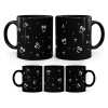 Mug black, ceramic, 330ml