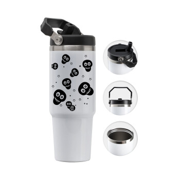 Skull avatar, 30oz stainless Steel Tumbler with Handle