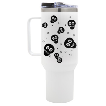 Skull avatar, Mega Stainless steel Tumbler with lid, double wall 1,2L