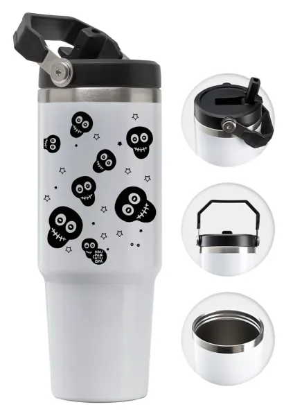 Skull avatar — 30oz stainless Steel Tumbler with Handle