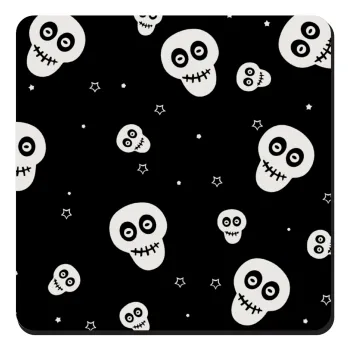 Skull avatar, Τετράγωνο μαγνητάκι ξύλινο 9x9cm