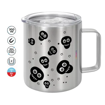 Skull avatar, Mug Stainless steel double wall 300ml