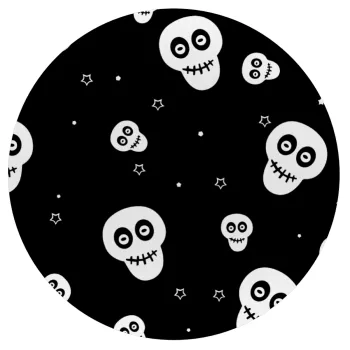 Skull avatar, Mousepad Στρογγυλό 20cm