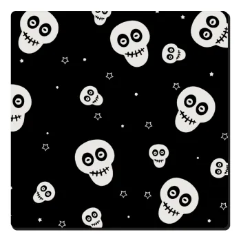 Skull avatar, Τετράγωνο μαγνητάκι ξύλινο 6x6cm