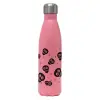 Metal mug thermos Pink Mat (Stainless steel), double wall, 500ml