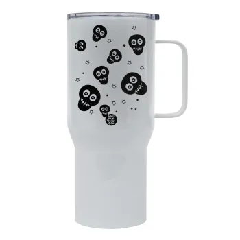 Skull avatar, Tumbler με καπάκι, διπλού τοιχώματος (θερμό) 750L