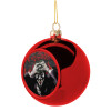 Joker Why so serious?, Χριστουγεννιάτικη μπάλα δένδρου Κόκκινη 8cm