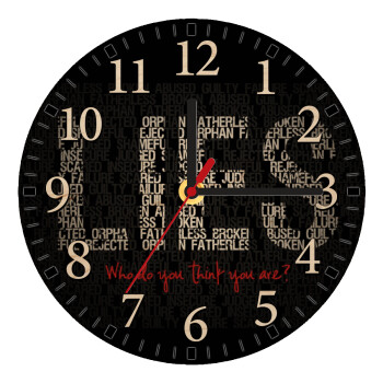 LIES Who Do You Think You Are?, Ρολόι τοίχου ξύλινο plywood (20cm)