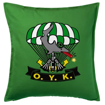 Underwater Demolition Team, Sofa cushion Green 50x50cm includes filling
