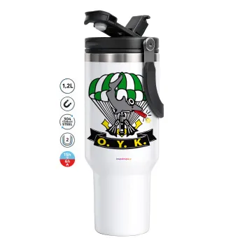 Underwater Demolition Team, Mega Stainless steel Tumbler with lid, double wall 1,2L