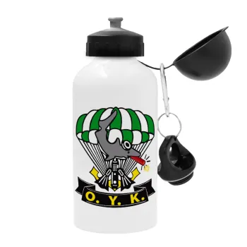 Underwater Demolition Team, Metal water bottle, White, aluminum 500ml