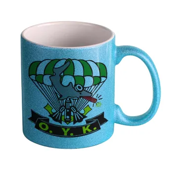 Underwater Demolition Team, Κούπα Σιέλ Glitter που γυαλίζει, κεραμική, 330ml