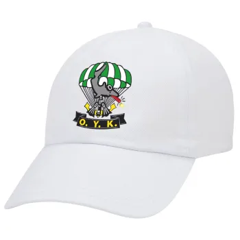 Underwater Demolition Team, Adult Baseball Cap White 5-panel (POLYESTER, ADULT, UNISEX, ONE SIZE)