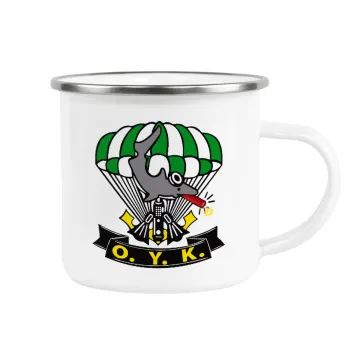 Underwater Demolition Team, Metallic enamel cup white 360ml
