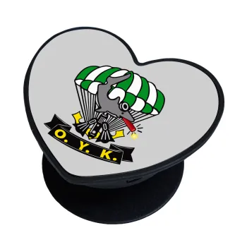 Ο.Υ.Κ., Phone Holders Stand  καρδιά Μαύρο Βάση Στήριξης Κινητού στο Χέρι