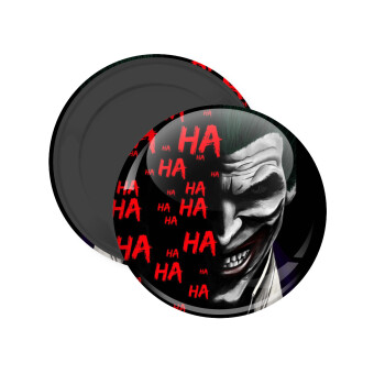 Joker hahaha, Μαγνητάκι ψυγείου στρογγυλό διάστασης 5cm
