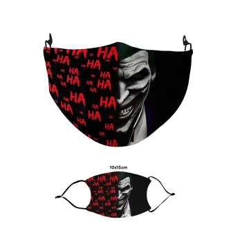 Joker hahaha, Μάσκα υφασμάτινη παιδική πολλαπλών στρώσεων με υποδοχή φίλτρου