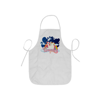 Μονόκερος, Ποδιά Σεφ ολόσωμη κοντή  Παιδική (44x62cm)