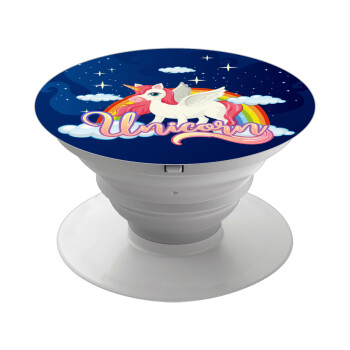 Μονόκερος, Phone Holders Stand  Λευκό Βάση Στήριξης Κινητού στο Χέρι