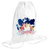 Backpack pouch GYMBAG white (28x40cm)