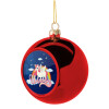 Christmas tree ball Red 8cm