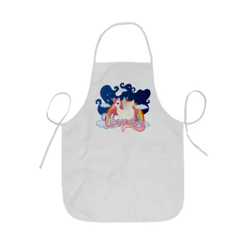 Μονόκερος, Ποδιά Σεφ ολόσωμη κοντή  Παιδική (44x62cm)