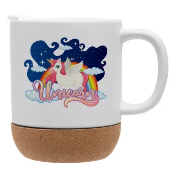 Μονόκερος, Ceramic coffee mug Cork (MAT), 330ml