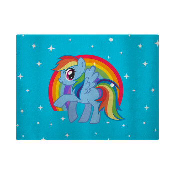 My Little Pony, Επιφάνεια κοπής γυάλινη (38x28cm)