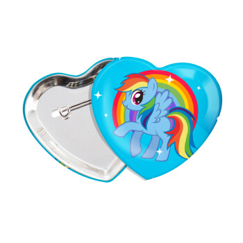 My Little Pony, Κονκάρδα παραμάνα καρδιά (57x52mm)