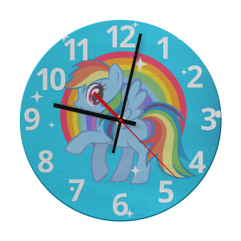 My Little Pony, Ρολόι τοίχου γυάλινο (30cm)