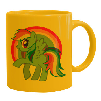 My Little Pony, Κούπα, κεραμική κίτρινη, 330ml