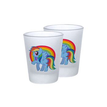 My Little Pony, Σφηνοπότηρα γυάλινα 45ml του πάγου (2 τεμάχια)