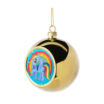 My Little Pony, Χριστουγεννιάτικη μπάλα δένδρου Χρυσή 8cm