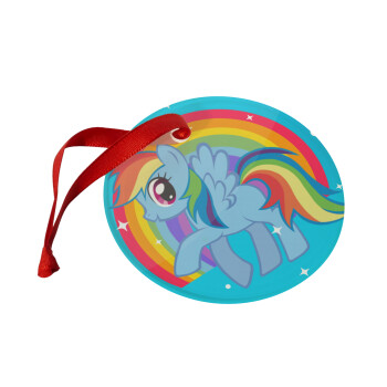 My Little Pony, Χριστουγεννιάτικο στολίδι γυάλινο 9cm