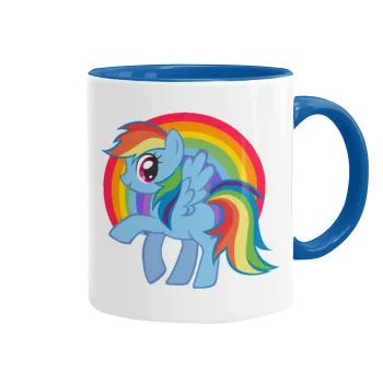 My Little Pony, Mug colored blue, ceramic, 330ml