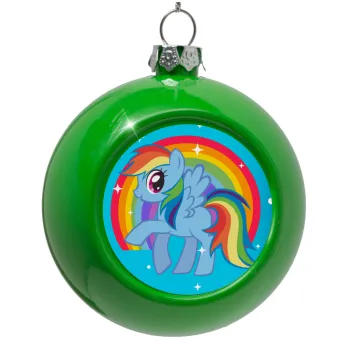 My Little Pony, Green Christmas tree ornament bauble 8cm