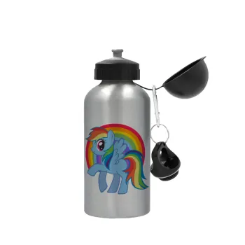 My Little Pony, Metallic water jug, Silver, aluminum 500ml