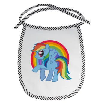 My Little Pony, Σαλιάρα μωρού αλέκιαστη με κορδόνι Μαύρη