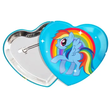 My Little Pony, Κονκάρδα παραμάνα καρδιά (57x52mm)