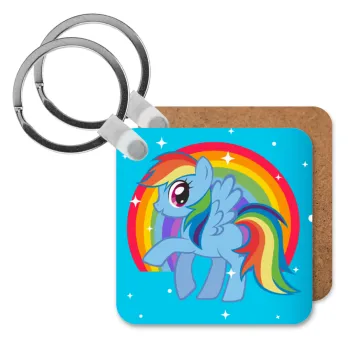 My Little Pony, Μπρελόκ Ξύλινο τετράγωνο MDF