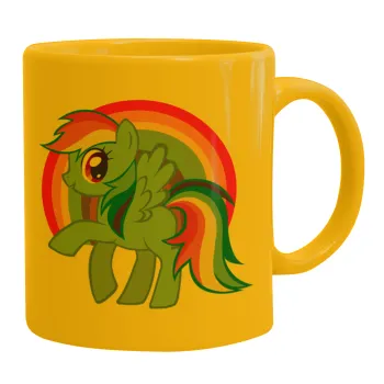 My Little Pony, Κούπα, κεραμική κίτρινη, 330ml
