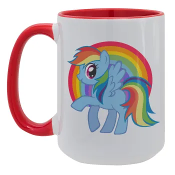 My Little Pony, Κούπα Mega 15oz, κεραμική Κόκκινη, 450ml