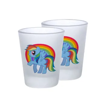 My Little Pony, Σφηνοπότηρα γυάλινα 45ml του πάγου (2 τεμάχια)