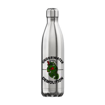 Underwater Demolition, Μεταλλικό παγούρι θερμός Inox (Stainless steel), διπλού τοιχώματος, 750ml