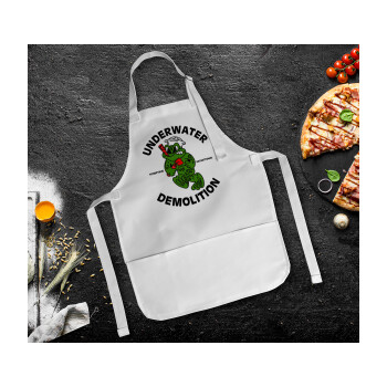 Underwater Demolition, Ποδιά Σεφ Ολόσωμη Παιδική (με ρυθμιστικά και 2 τσέπες)