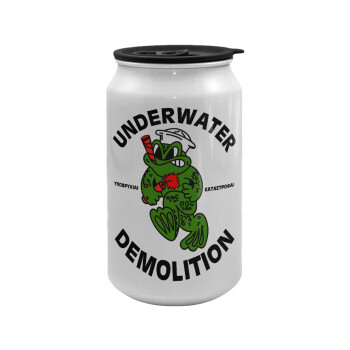 Underwater Demolition, Κούπα ταξιδιού μεταλλική με καπάκι (tin-can) 500ml
