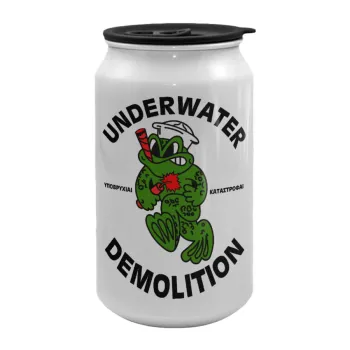 Underwater Demolition, Κούπα ταξιδιού μεταλλική με καπάκι (tin-can) 500ml