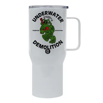 Underwater Demolition, Mega Stainless steel Tumbler with lid, double wall 750L