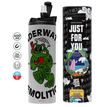Underwater Demolition, Tumbler stainless steel GREY 600ml